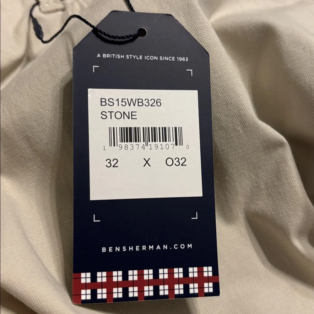Ben Sherman Slim Fit Tech Pants